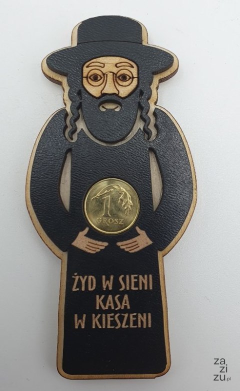 Magnes na lodówkę 10x15cm ŻYD NA KASĘ 129 Magnes na lodówkę 10x15cm ŻYD NA KASĘ 129