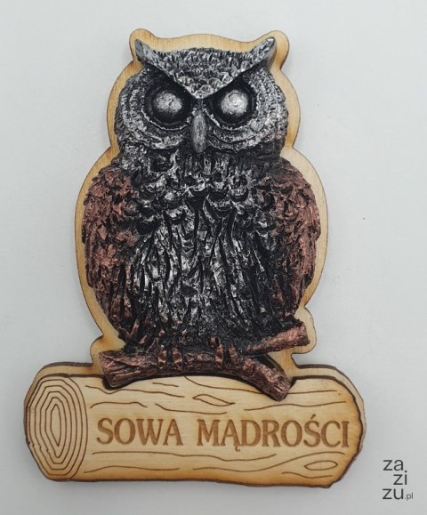 Magnes sowa mądrości 9cm 135 Magnes sowa mądrości 9cm 135