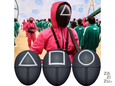 Maska SQUID GAME mix 4 wzory Maska SQUID GAME mix 4 wzory