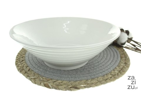 Miska ceramiczna tłoczona paski 23,5x8 cm CN-20106 Miska ceramiczna tłoczona paski 23,5x8 cm CN-20106