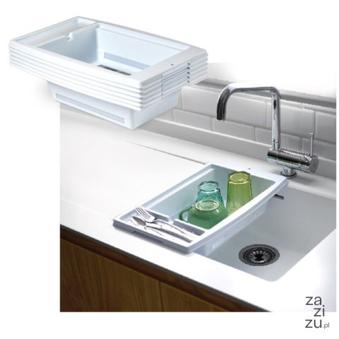 Ociekacz kuchenny na zlew plastic forte 27,5 x 43,5 x 10 cm biały Ociekacz kuchenny na zlew plastic forte 27,5 x 43,5 x 10 cm biały