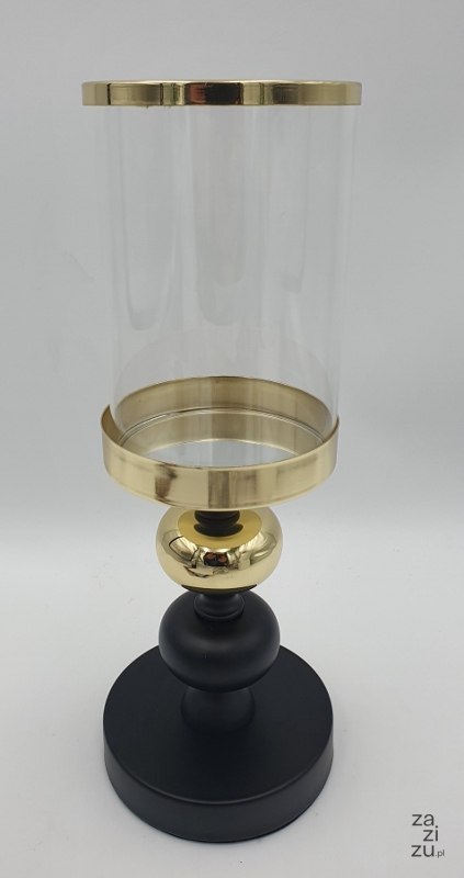 Świecznik szklany 33cm Świecznik szklany 33cm
