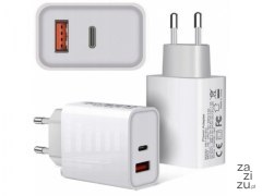 Szybka ładowarka sieciowa usb typ-c QC 3.0 PD 18W Szybka ładowarka sieciowa usb typ-c QC 3.0 PD 18W