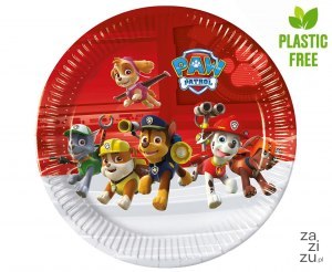 Talerzyki pap. Paw Patrol - Ready for Action 23 cm 8 szt. (plastic-free) sym. 93435 Talerzyki pap. Paw Patrol - Ready for Action 23 cm 8 szt. (plastic-free) sym. 93435