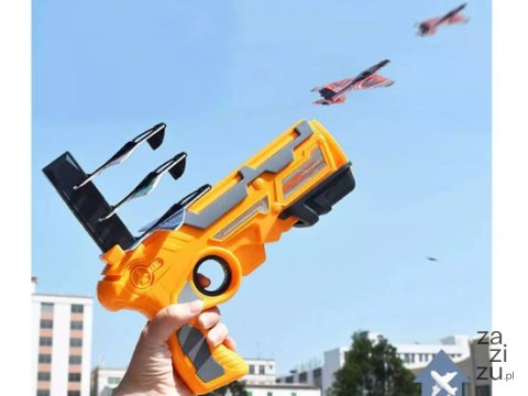 Wyrzutnia samolotów pistolet 4 szt zestaw ZA3814 Wyrzutnia samolotów pistolet 4 szt zestaw ZA3814