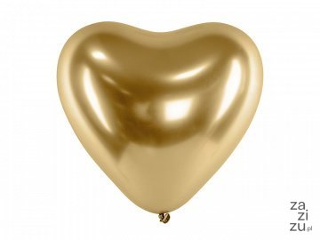Balony glossy 30cm, serca, złoty 50szt CHB2-019-50 Balony glossy 30cm, serca, złoty 50szt CHB2-019-50