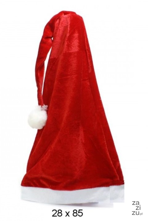 Czapka Mikołaja długa 85cm Czapka Mikołaja długa 85cm