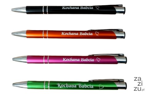 Długopis metalowy 10 szt. Kochana Babcia Długopis metalowy 10 szt. Kochana Babcia