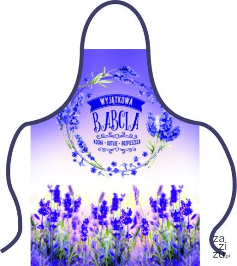 Fartuch premium Babcia lawenda | 149 Fartuch premium Babcia lawenda | 149