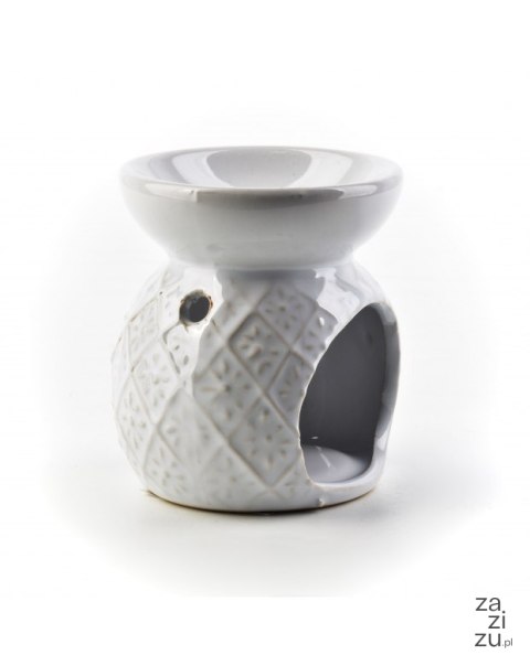 Kominek ceramiczny biały na olejek zapachowy Kominek ceramiczny biały na olejek zapachowy