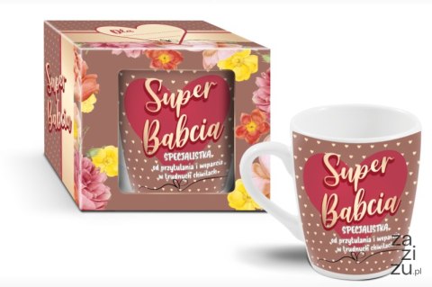 Kubek baryłka 300ml - Super Babcia Kubek baryłka 300ml - Super Babcia