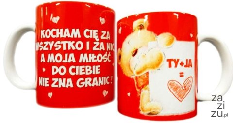 Kubek ceramiczny miś Ty + Ja | K60 Kubek ceramiczny miś Ty + Ja | K60