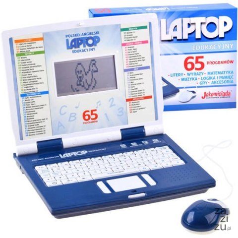 Laptop edukacyjny polsko angielski 65funkcji Z3321 Laptop edukacyjny polsko angielski 65funkcji Z3321