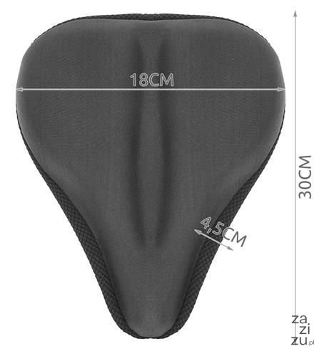 Nakładka żelowa na siodełko 27cm 06955 Nakładka żelowa na siodełko 27cm 06955