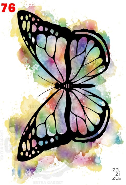 Naprasowanka 13x18 MOTYL 10szt NR76 Naprasowanka 13x18 MOTYL 10szt NR76