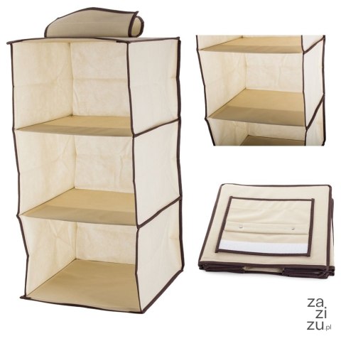 Organizer do szafy wisząca półka z 3 półkami 60cm 01333 Organizer do szafy wisząca półka z 3 półkami 60cm 01333