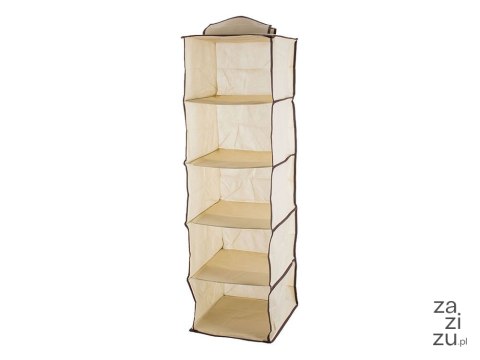 Organizer do szafy wisząca półka z 5 półkami 100cm | 01334 Organizer do szafy wisząca półka z 5 półkami 100cm | 01334