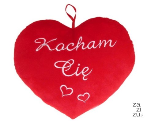 Pluszowe serce Kocham Cię 37cm | S1567 Pluszowe serce Kocham Cię 37cm | S1567