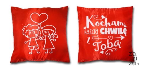 Poduszka 35x35 Kocham każdą chwilę | D22 Poduszka 35x35 Kocham każdą chwilę | D22