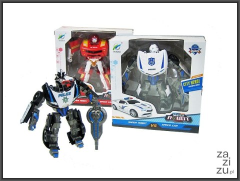 Robot straż / policja 17cm 3-rodzaje Robot straż / policja 17cm 3-rodzaje