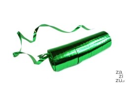 Serpentyny holograficzne zielone 12,5cm | 59-26