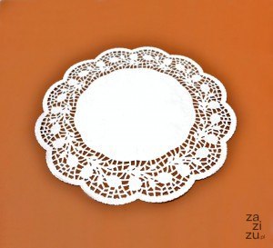 Serwetka biała 11cm papierowa 50szt. ażurowa 7079 Serwetka biała 11cm papierowa 50szt. ażurowa 7079
