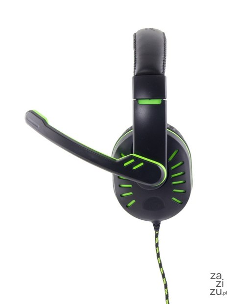 Słuchawki z mikrofonem zielone GAMING CROW ESPERANZA EGH330G Słuchawki z mikrofonem zielone GAMING CROW ESPERANZA EGH330G