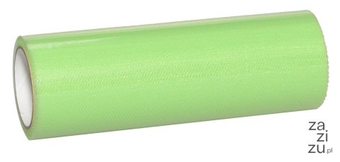 Tiul-12 jasny zielony 15cm x 9m Tiul-12 jasny zielony 15cm x 9m