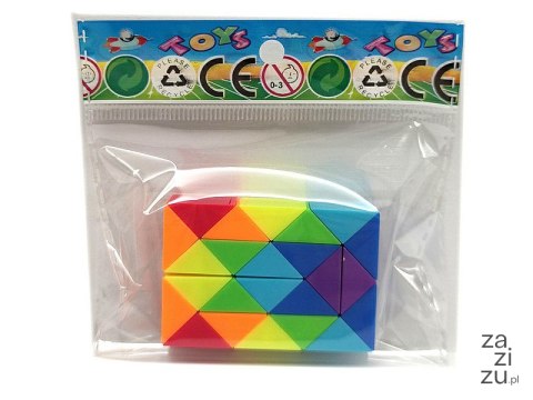 Układanka 12szt wąż magiczny 24 kostki Układanka 12szt wąż magiczny 24 kostki