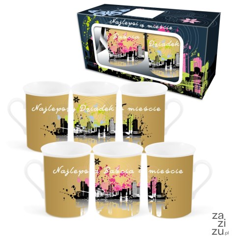 Zestaw 2 kubków NBC wysokich 290ml - Najlepsi w mieście Zestaw 2 kubków NBC wysokich 290ml - Najlepsi w mieście