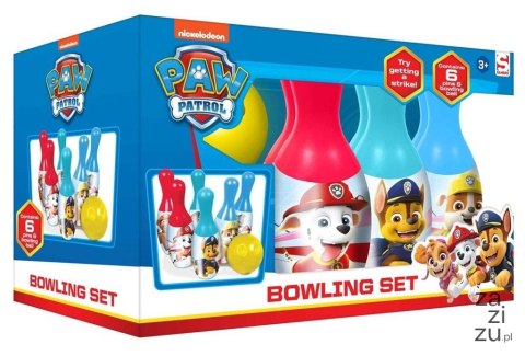 Zestaw kręgli niebieskich PAW PATROL 19x31cm | M-258 Zestaw kręgli niebieskich PAW PATROL 19x31cm | M-258