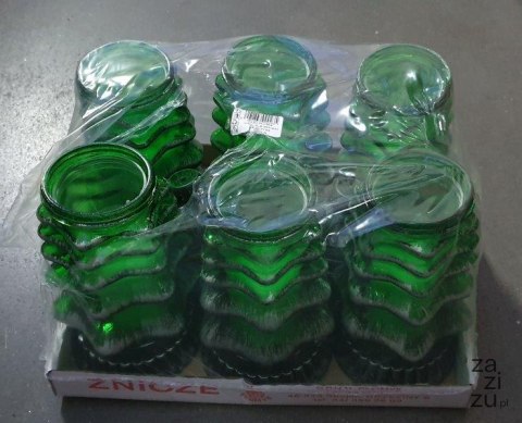 Znicz szklany choinka 27 cm 6 szt. Z-44 Znicz szklany choinka 27 cm 6 szt. Z-44
