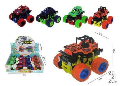 Auto na dużych kołach 9cm z napędem | H13015 12szt Auto na dużych kołach 9cm z napędem | H13015 12szt
