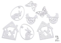 Ażurowe wykrawanki wielkanocne 4cm - 6cm 8szt. | G2467