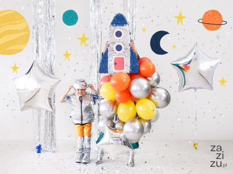 Balony srebrne 30 cm 10 szt. CHB1-018-10 Balony srebrne 30 cm 10 szt. CHB1-018-10