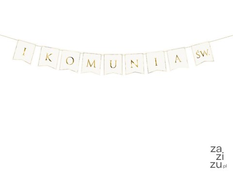 Baner I Komunia Św., 15x133cm GRL91 Baner I Komunia Św., 15x133cm GRL91