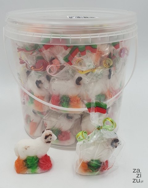 Baranek cukrowy 25g w wiaderku 1200g ok. 37szt