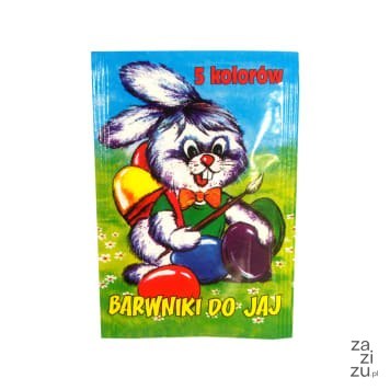 Barwniki do jajek 5 kolorów - 50szt. Barwniki do jajek 5 kolorów - 50szt.