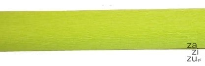 Bibuła krepina 200x50cm jasny zielony | nr 116 Bibuła krepina 200x50cm jasny zielony | nr 116