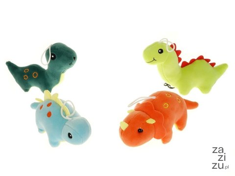 Brelok 12szt pluszowy dinozaur dł 15cm Brelok 12szt pluszowy dinozaur dł 15cm
