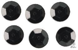 Cekiny pastelowe CZARNE 8mm 10g | MT-0215 Cekiny pastelowe CZARNE 8mm 10g | MT-0215