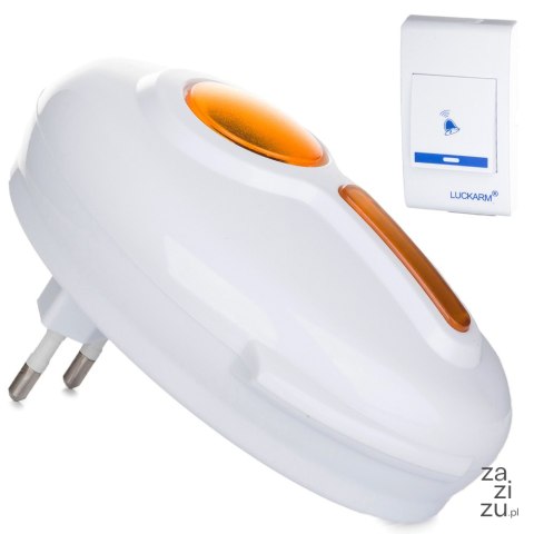 Dzwonek bezprzewodowy 230v 150m melodie led | 01022 A8620 Dzwonek bezprzewodowy 230v 150m melodie led | 01022 A8620
