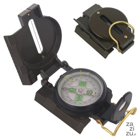 Kompas profesjonalny metalowy US ARMY BUSOLA GW FV DC45-2A 14013 Kompas profesjonalny metalowy US ARMY BUSOLA GW FV DC45-2A 14013