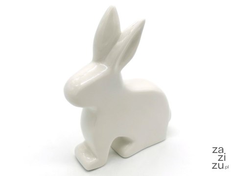 Królik ceramiczny biały płaski 4szt. Królik ceramiczny biały płaski 4szt.
