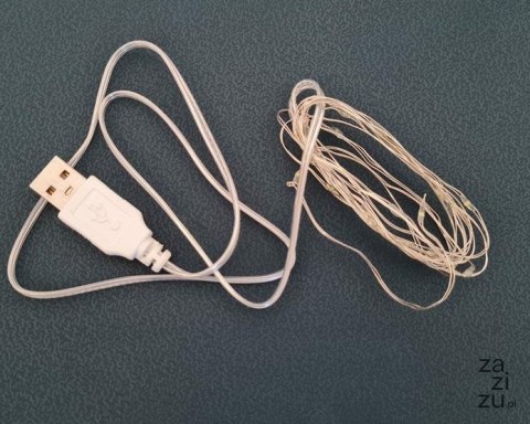 Lampki 10 led białe na usb Lampki 10 led białe na usb