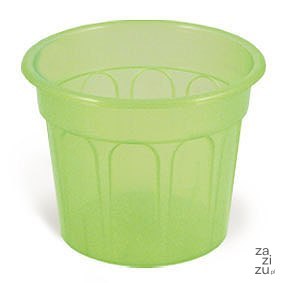 Osłonka 17cm CARO TRANSPARENTNA ZIELONA Osłonka 17cm CARO TRANSPARENTNA ZIELONA