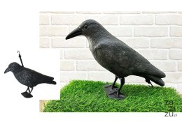 Ptak sztuczny-plastik KRUK DUŻY 36x23x12 cm FFT-5-6102