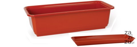 Skrzynka balkonowa 50 cm + podstawka terakota Skrzynka balkonowa 50 cm + podstawka terakota