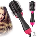 Suszarka do włosów lokówka prostownica szczotka 2w1 15813
