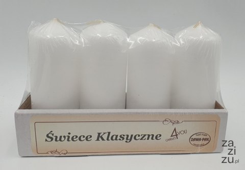 Świeca 4szt. BIAŁA 50/100cm Świeca 4szt. BIAŁA 50/100cm